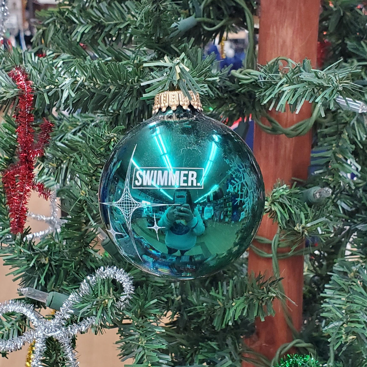 Swimmer Star Ornament