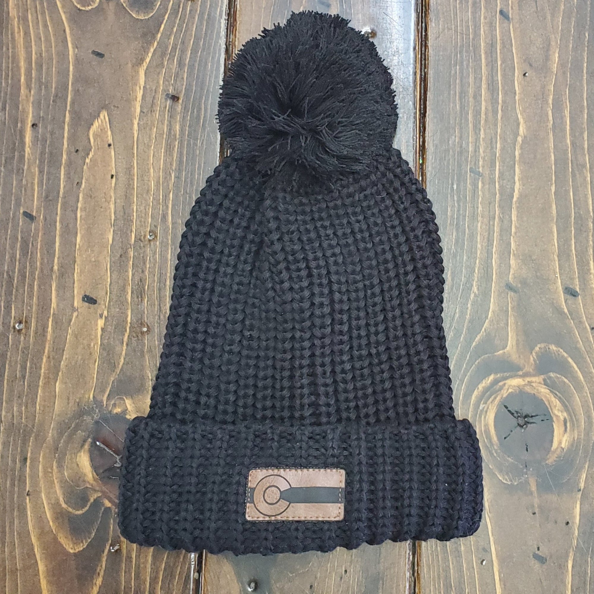Chunk Cable Beanie With Colorado Patch