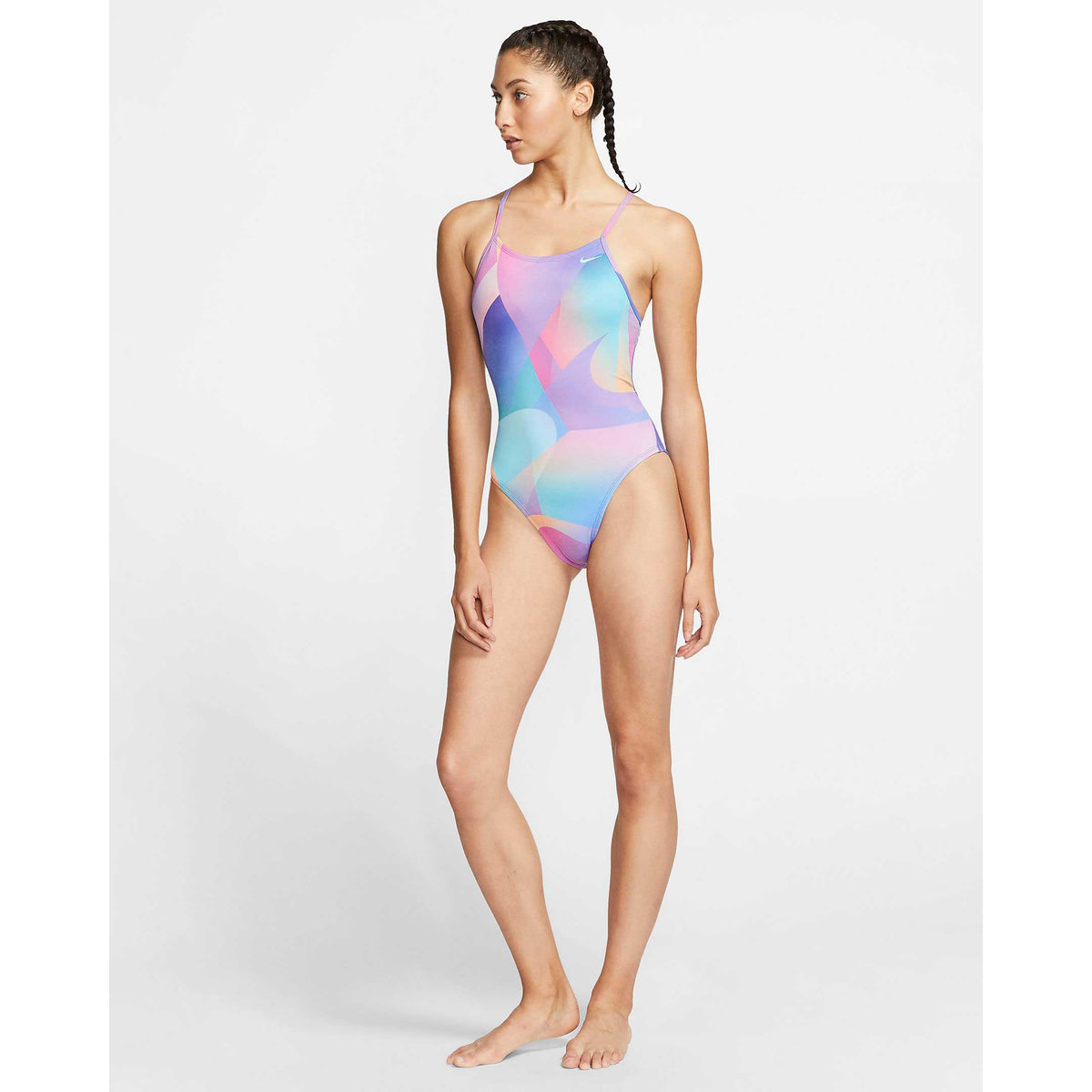 Nike Spectrum Lace Up Tie Back One Piece