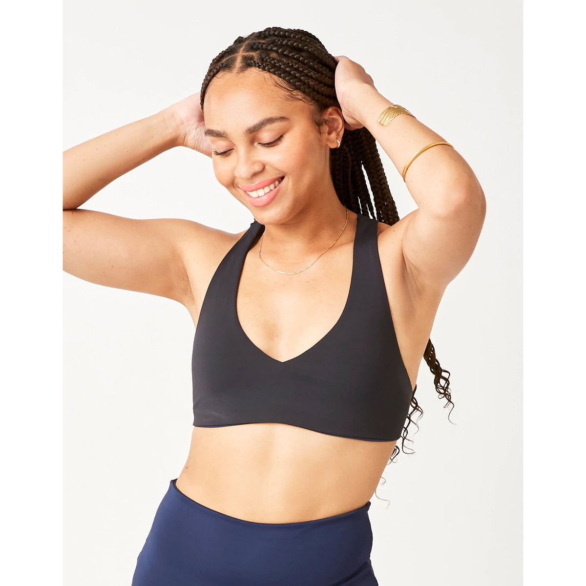 Carve La Jolla Reversible Top: Black/Navy