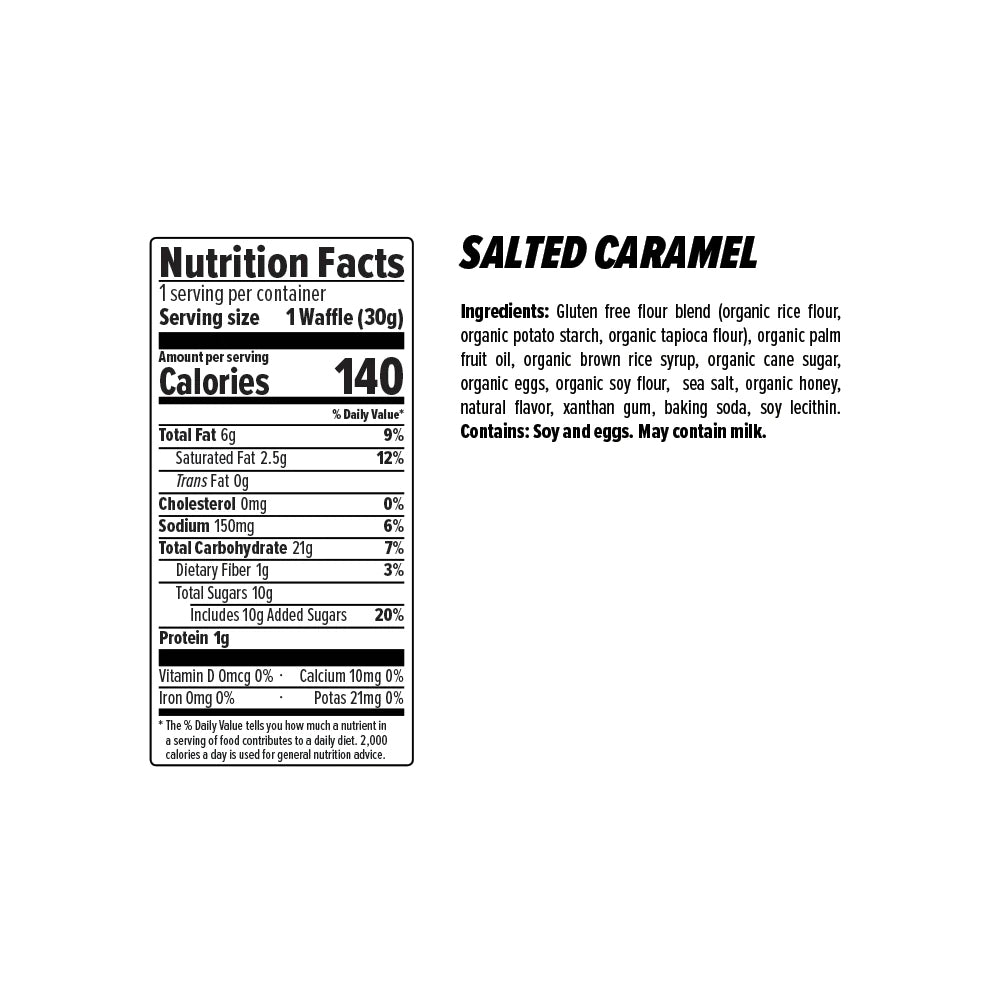 Honey Stinger Gluten Free Salted Caramel Waffle