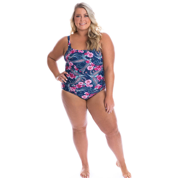 Capriosca Vintage Paisley One Piece Tank