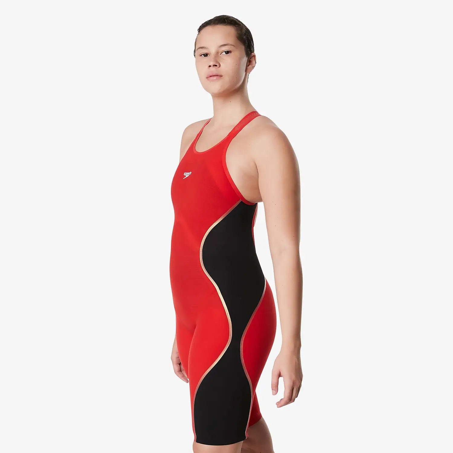 Speedo Women's Fastskin LZR Pure Intent Open Back Kneeskin Tech Suit  Swimsuit at