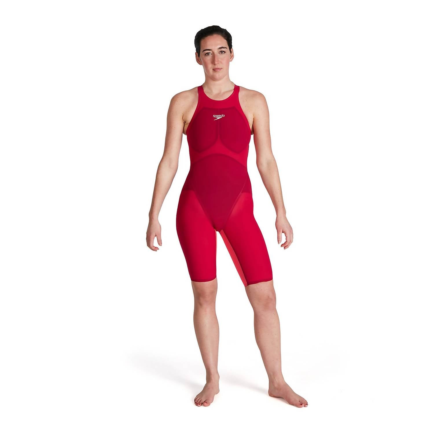 Speedo Fastskin LZR Pure Valor Open Back Kneeskin Tech Suit Swimsuit