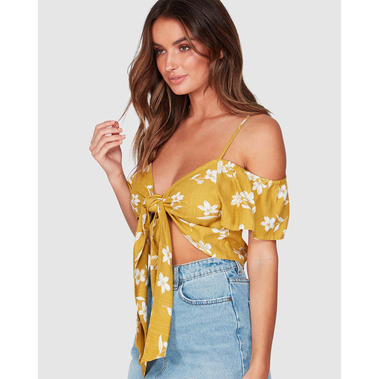 Billabong off hotsell the shoulder top