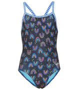 Dolfin Girl's Uglies One Piece - Be Happy