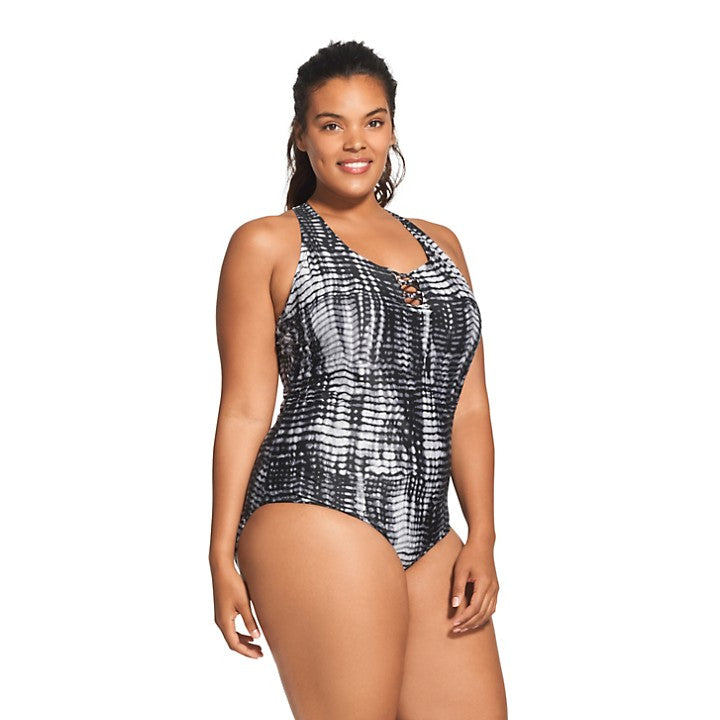 Speedo Knotted Crisscross One Piece