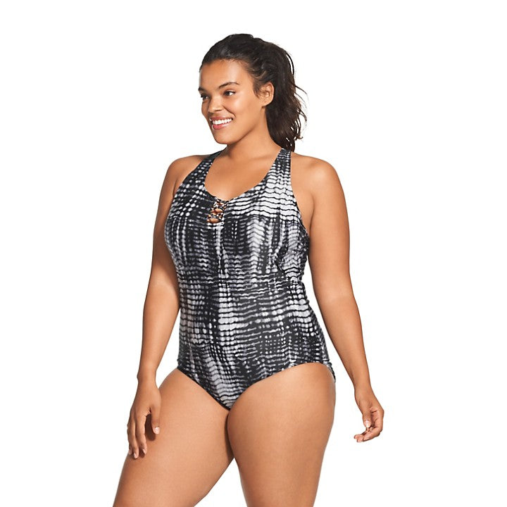 Speedo Knotted Crisscross One Piece