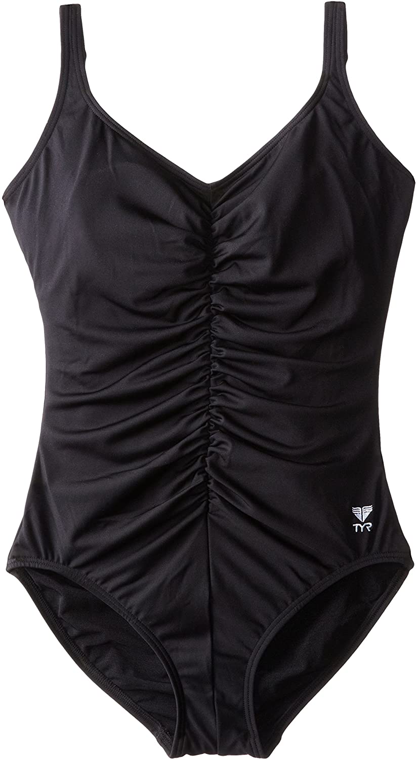 TYR Solid Shirred Controlfit One-Piece