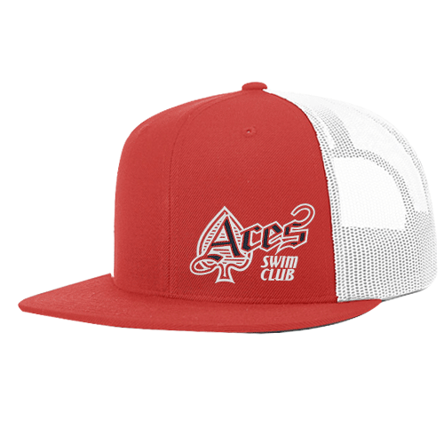 Aces Flatbill Trucker Hat