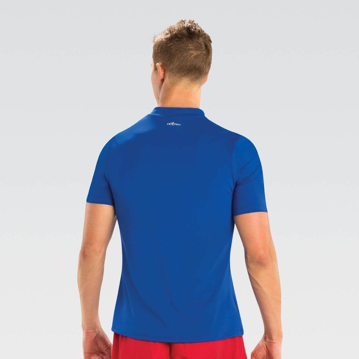 Men&#39;s Mock Neck Short Sleeve Rash Guard