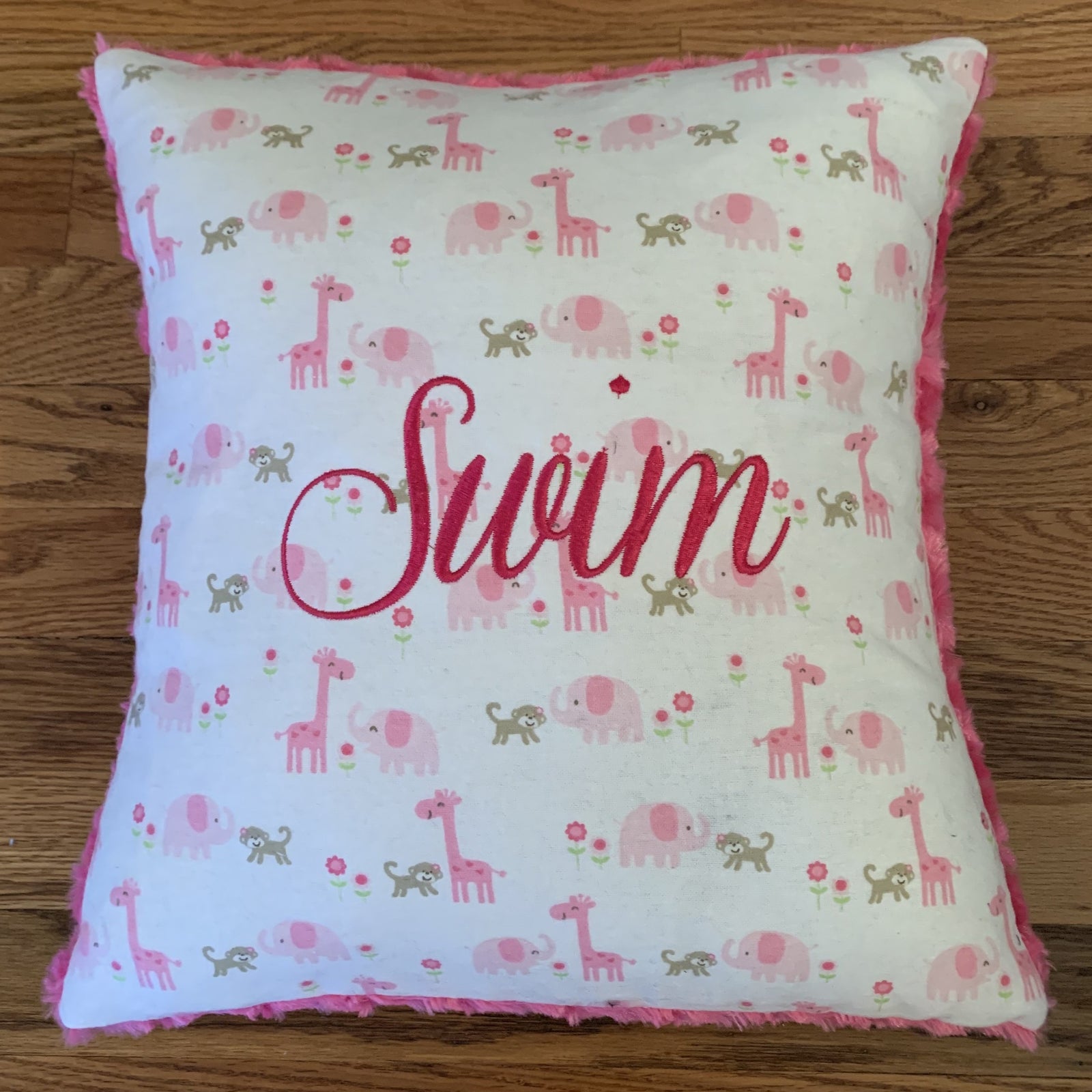 Giraffe Swim Pillow