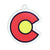 Colorado Red C Sticker