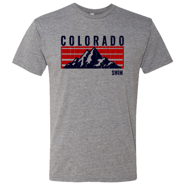 Swim Colorado Mountain Logo T-Shirt