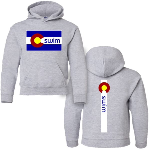 Swim Colorado Flag Cotton Hoody