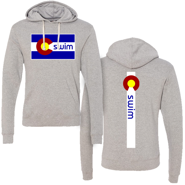Swim Colorado Flag Hoody