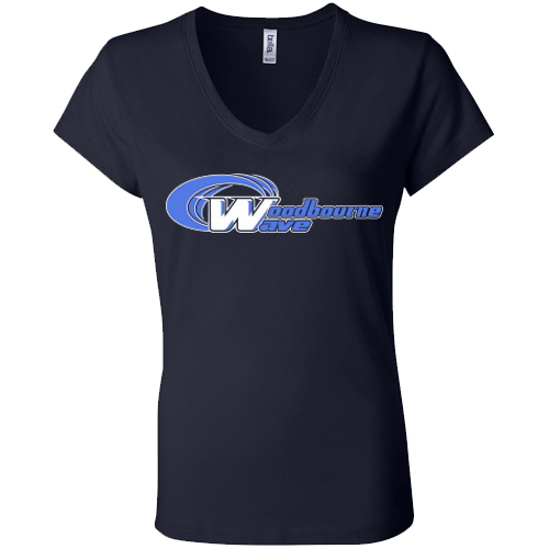 Woodbourne Waves Ladies V-Neck T-shirt