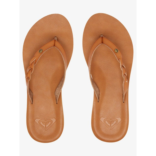 thumbnail image 2 of Roxy Women's Liza Flip Flop Sandals - Braided Faux Leather With Soft EVA Footbed 2 of 14