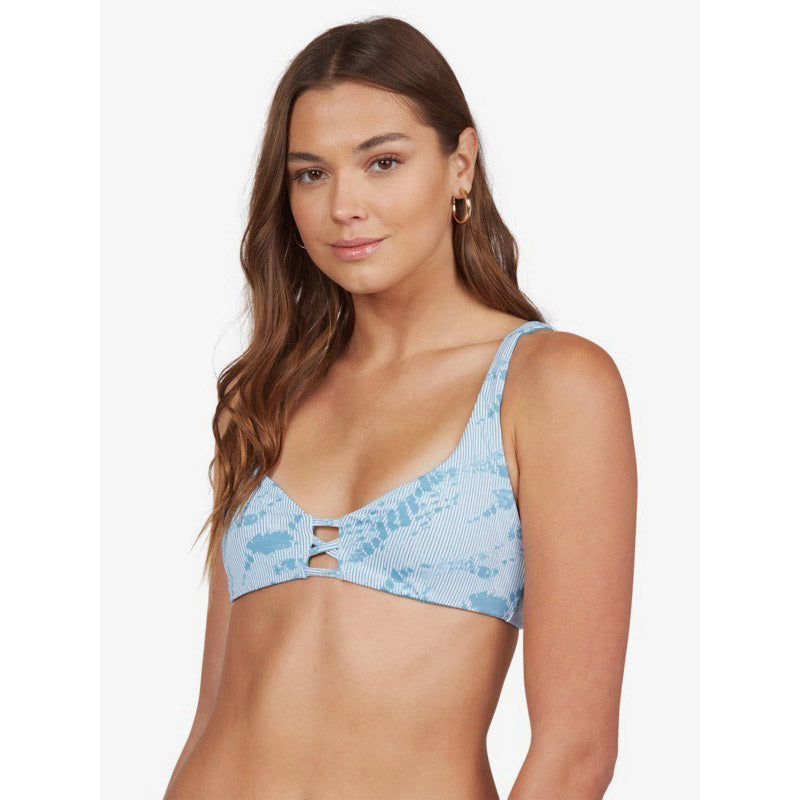 Roxy Sea &amp; Waves Revo Printed Tri Bikini Top