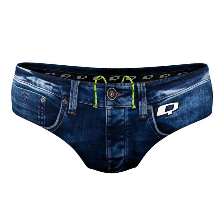 Q Swimwear Blue Jean Classic Brief