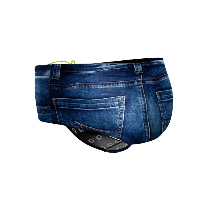 Q Swimwear Blue Jean Classic Brief