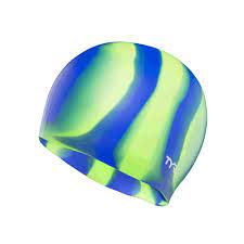 TYR Long Hair Wrinkle Free Colorful Silicone Cap