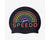 Speedo Pride Black Rainbow Silicone Cap