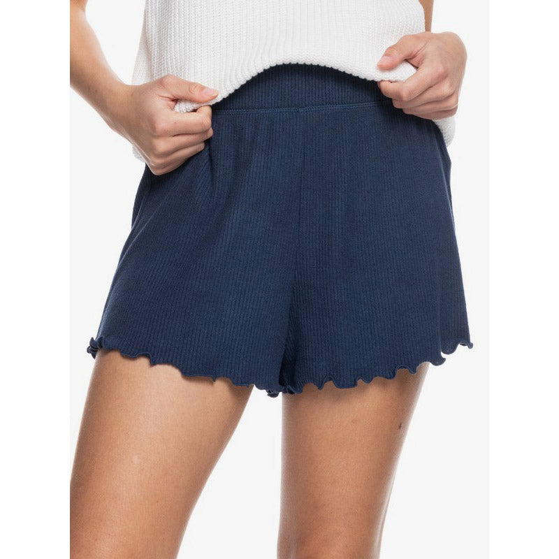 Roxy Cozy Day Rib Knit Lounge Shorts MI Sports