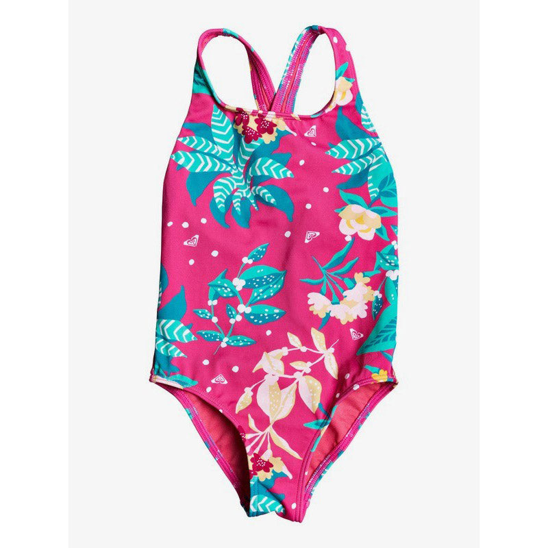 Roxy One-Piece Swimsuit with UPF 50+ Sun Protection, Quick Drying Bathing Suit Costume Intero, Rose Bliss, 7 Bambine e Ragazze Roxy One-Piece Swimsuit with UPF 50+ Sun Protection, Quick Drying Bathing Suit Costume Intero, Rose Bliss, 7 Bambine e Ragazze