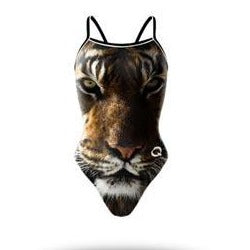 Q Swimwear Tiger Sunback Tank