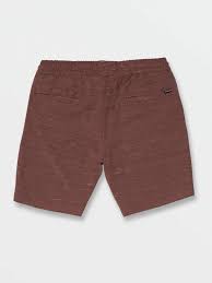 Volcom Understoned Hybrid Shorts - Mahogany