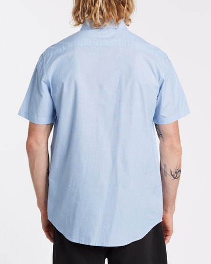 Billabong All Day Short Sleeve Shirt-Light Blue