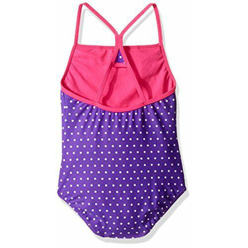 Speedo Girls Diamond Geo Splice One Piece