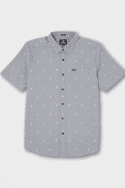 Volcom Salford Short Sleeve Shirt - Pewter