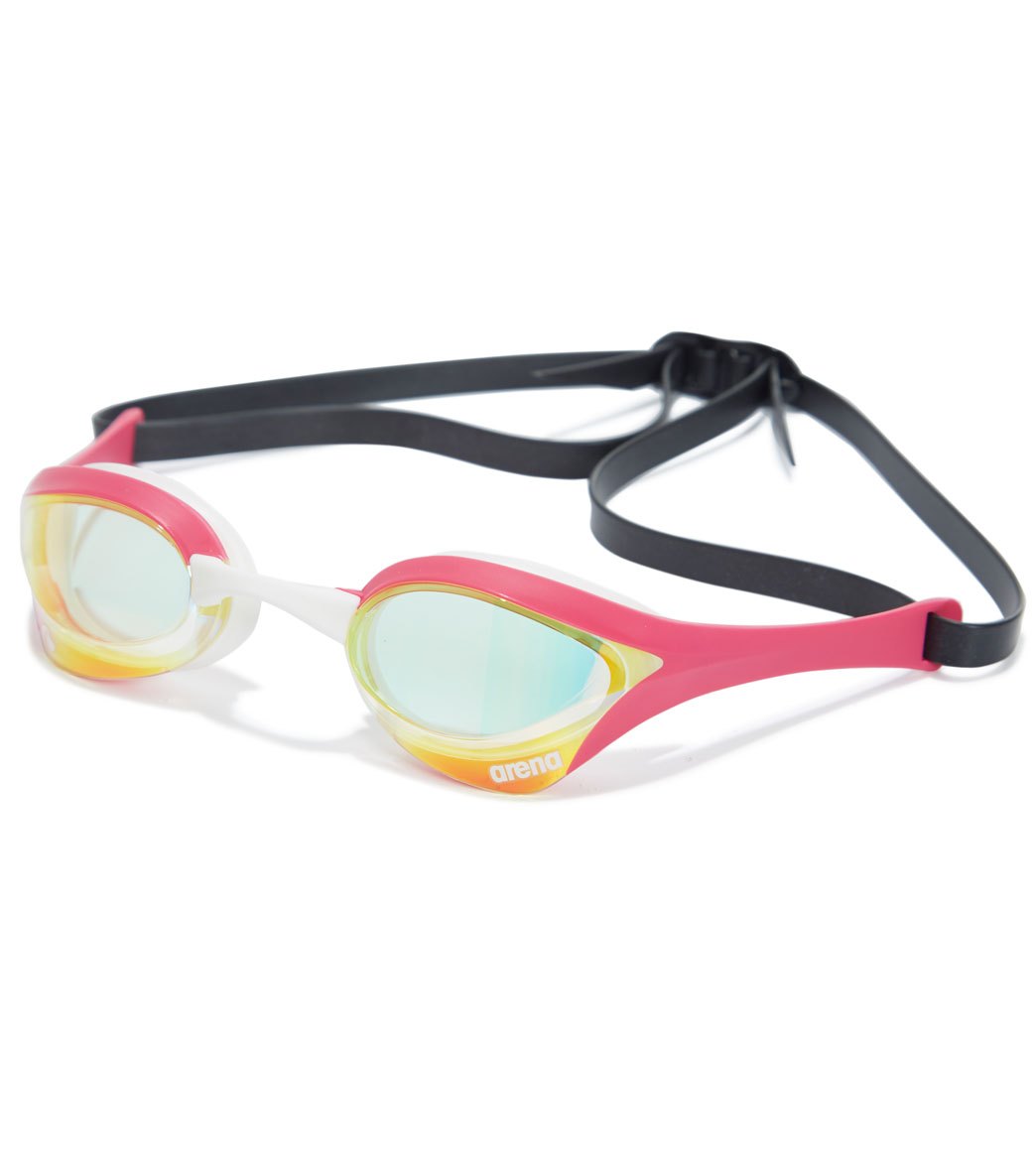 Arena Cobra Ultra Racing Swim Goggles for Men and Women, Yellow